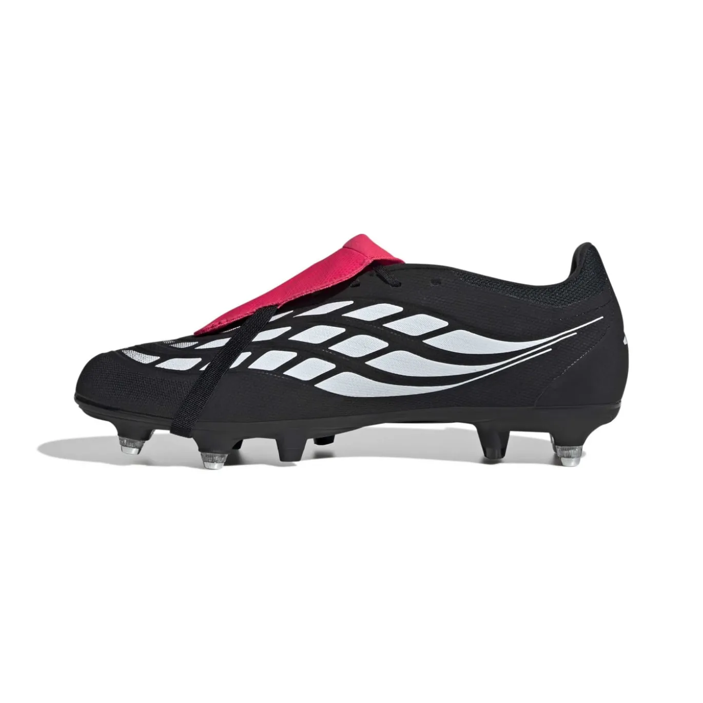adidas Predator League FT IJzeren-Nop Voetbalschoenen (SG) Zwart Wit Rood