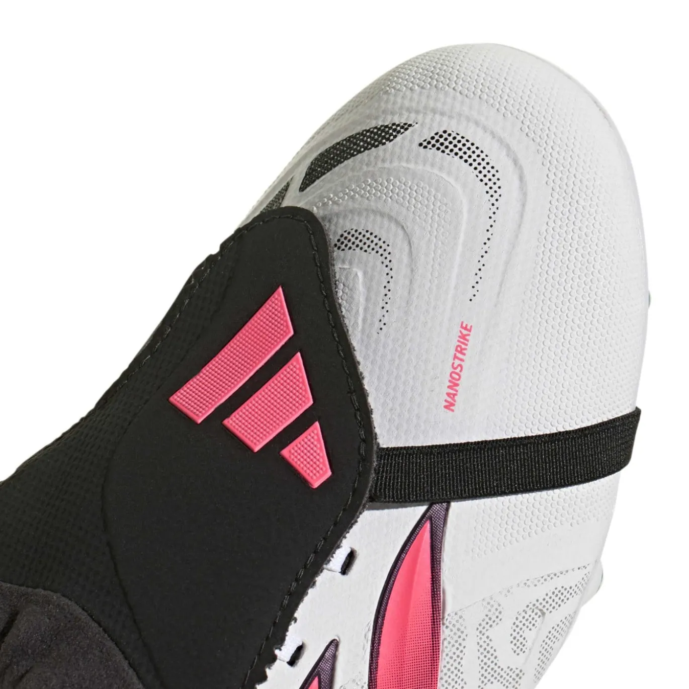 adidas Predator League FT IJzeren-Nop Voetbalschoenen (SG) Wit Zwart Roze