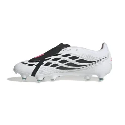 adidas Predator League FT IJzeren-Nop Voetbalschoenen (SG) Wit Zwart Roze