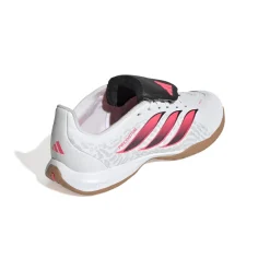 adidas Predator League FT Zaalvoetbalschoenen (IN) Kids Wit Zwart Roze