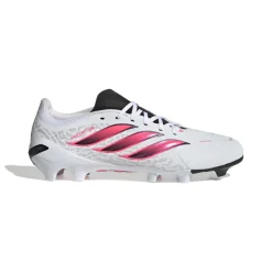 adidas Predator League Gras Voetbalschoenen (FG) Wit Zwart Roze
