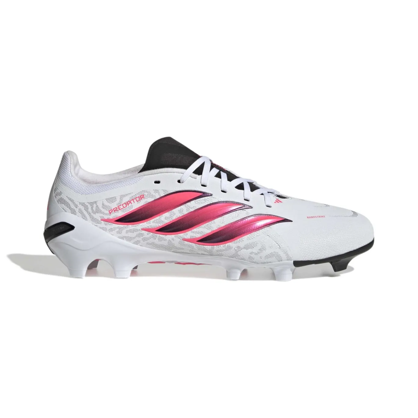 adidas Predator League Gras Voetbalschoenen (FG) Wit Zwart Roze