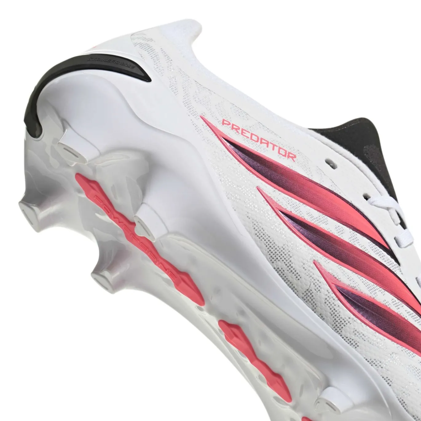 adidas Predator League Gras Voetbalschoenen (FG) Wit Zwart Roze