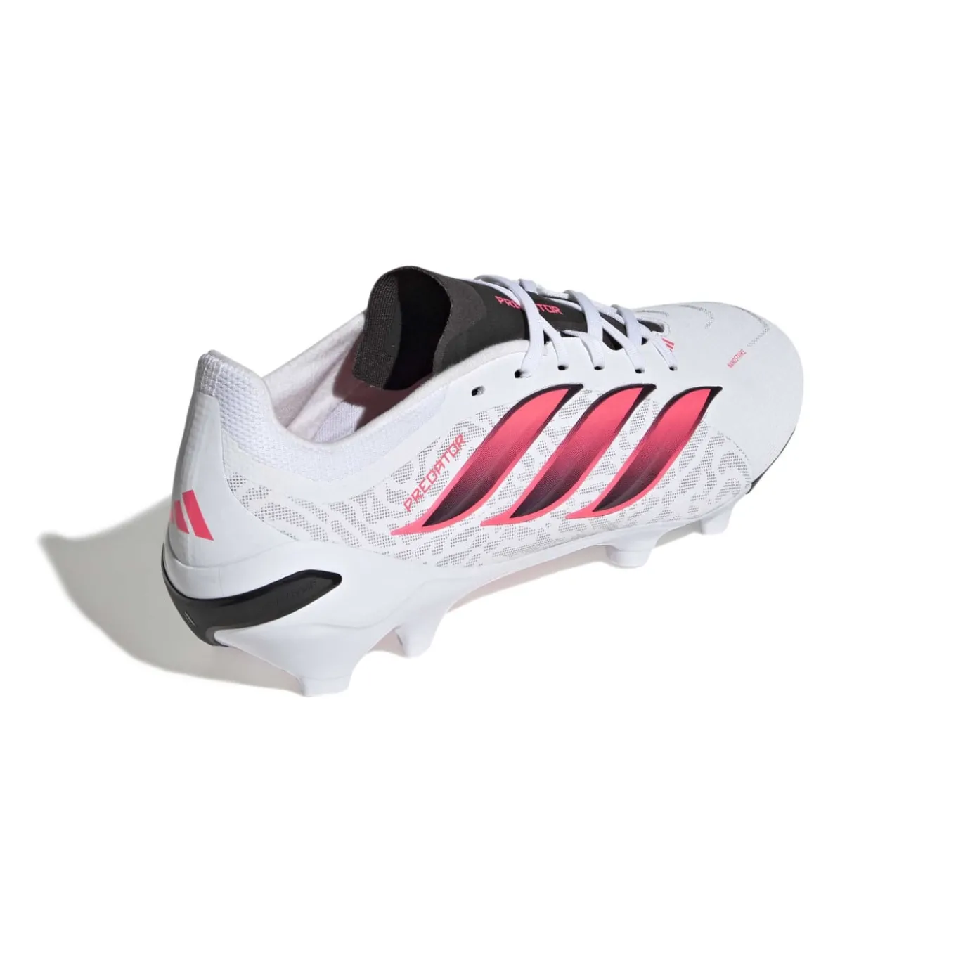 adidas Predator League Gras Voetbalschoenen (FG) Wit Zwart Roze