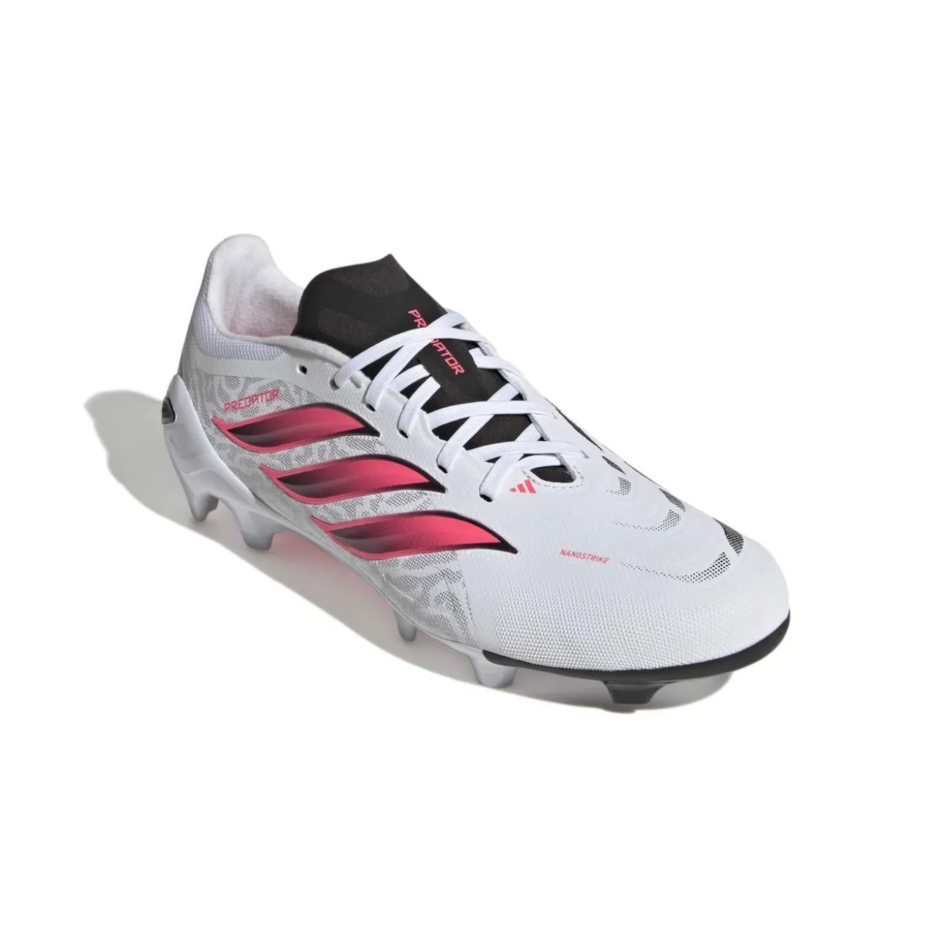 adidas Predator League Gras Voetbalschoenen (FG) Wit Zwart Roze