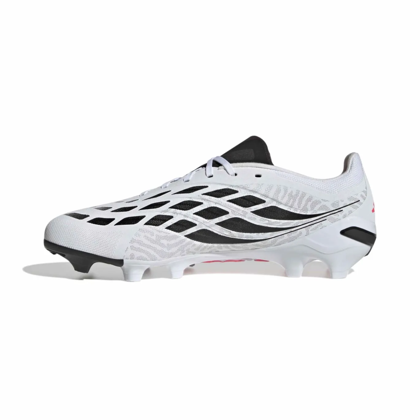 adidas Predator League Gras Voetbalschoenen (FG) Wit Zwart Roze