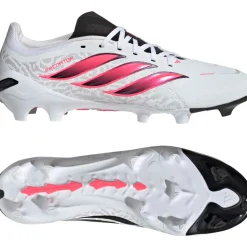 adidas Predator League Gras Voetbalschoenen (FG) Wit Zwart Roze