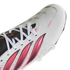 adidas Predator League Gras Voetbalschoenen (FG) Wit Zwart Roze
