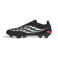 adidas Predator League Gras Voetbalschoenen (FG) Zwart Wit Rood