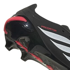 adidas Predator League Gras Voetbalschoenen (FG) Zwart Wit Rood