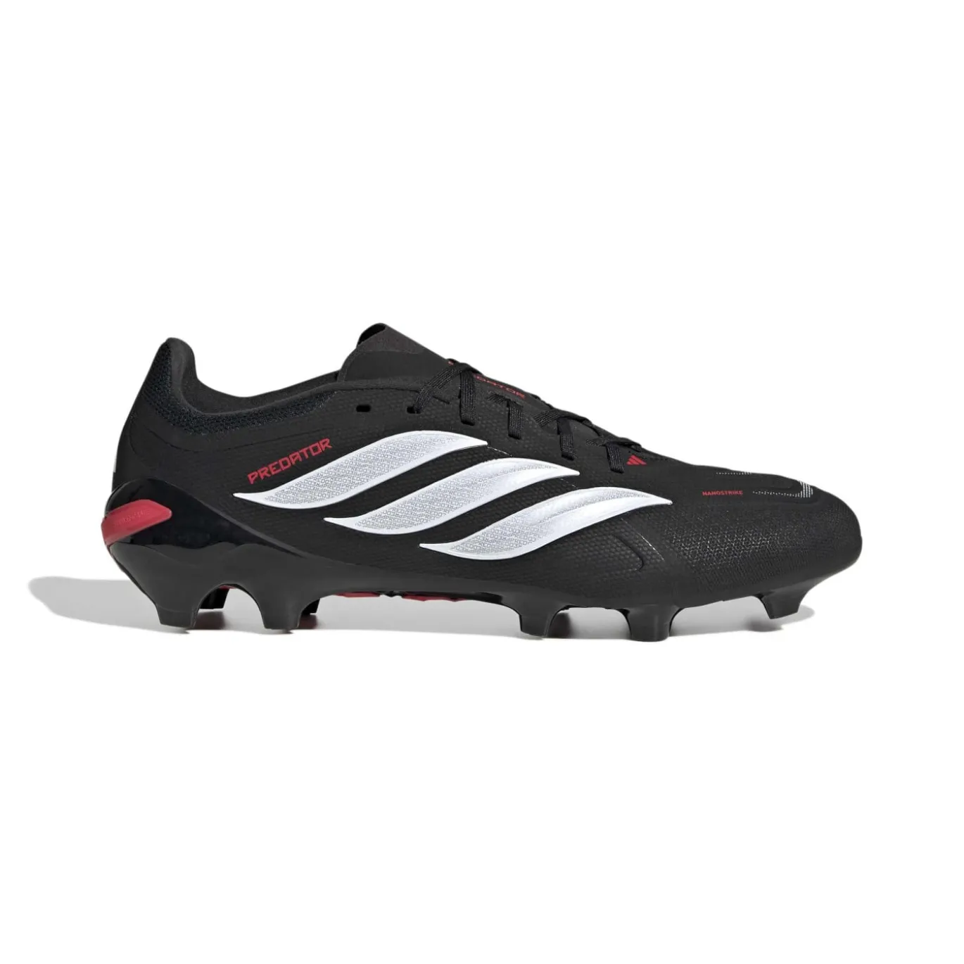 adidas Predator League Gras Voetbalschoenen (FG) Zwart Wit Rood
