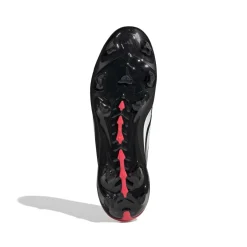adidas Predator League Gras Voetbalschoenen (FG) Zwart Wit Rood
