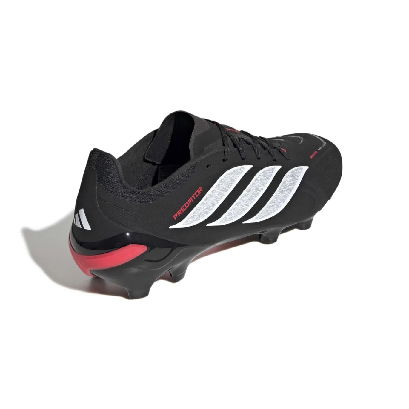 adidas Predator League Gras Voetbalschoenen (FG) Zwart Wit Rood