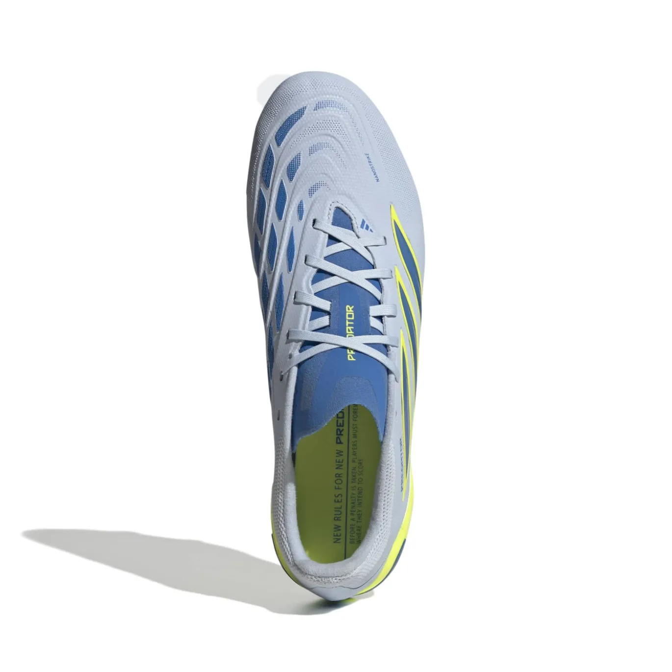 adidas Predator League Gras Voetbalschoenen (FG) Lichtblauw Blauw Geel