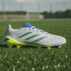 adidas Predator League Gras Voetbalschoenen (FG) Lichtblauw Blauw Geel