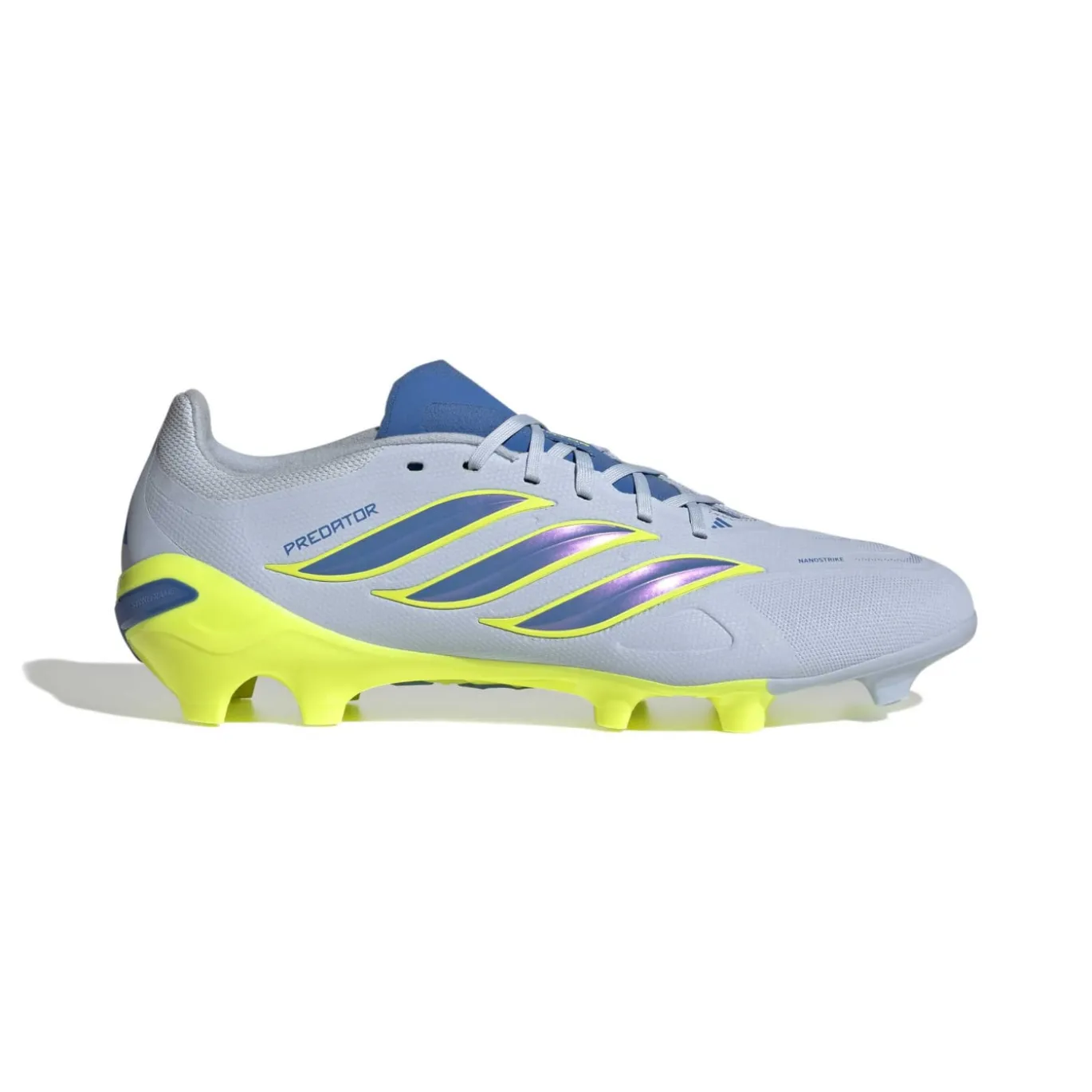 adidas Predator League Gras Voetbalschoenen (FG) Lichtblauw Blauw Geel