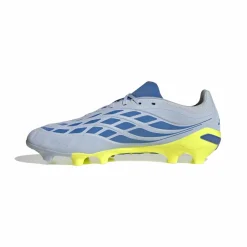 adidas Predator League Gras Voetbalschoenen (FG) Lichtblauw Blauw Geel