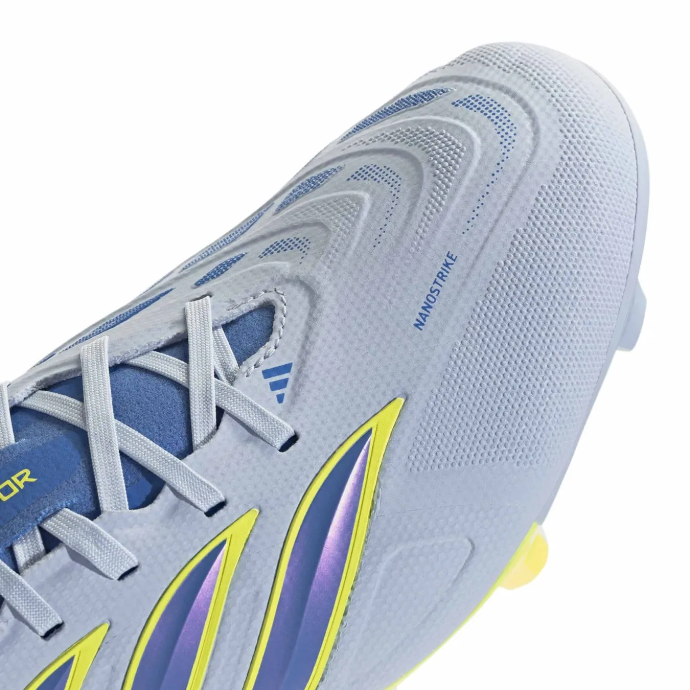 adidas Predator League Gras Voetbalschoenen (FG) Lichtblauw Blauw Geel