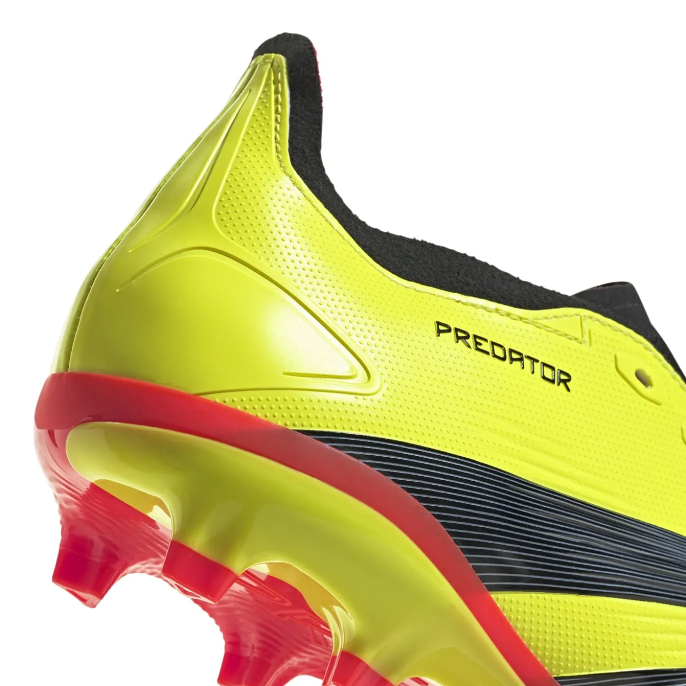 adidas Predator League Gras Voetbalschoenen (FG) Felgeel Zwart Rood