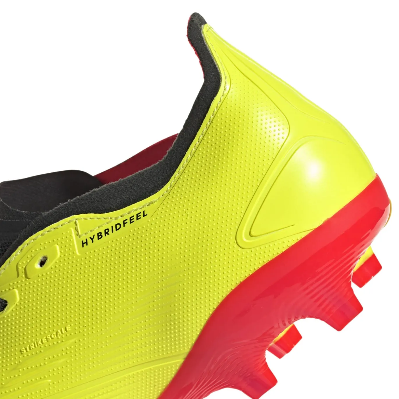 adidas Predator League Gras Voetbalschoenen (FG) Felgeel Zwart Rood
