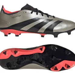 adidas Predator League Gras Voetbalschoenen (FG) Zilver Zwart Roze