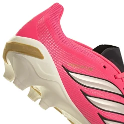 adidas Predator League Gras Voetbalschoenen (FG) Felroze Zilvergrijs Zwart Goud