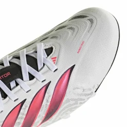 adidas Predator League Gras Voetbalschoenen (FG) Kids Wit Zwart Roze