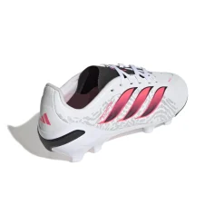 adidas Predator League Gras Voetbalschoenen (FG) Kids Wit Zwart Roze