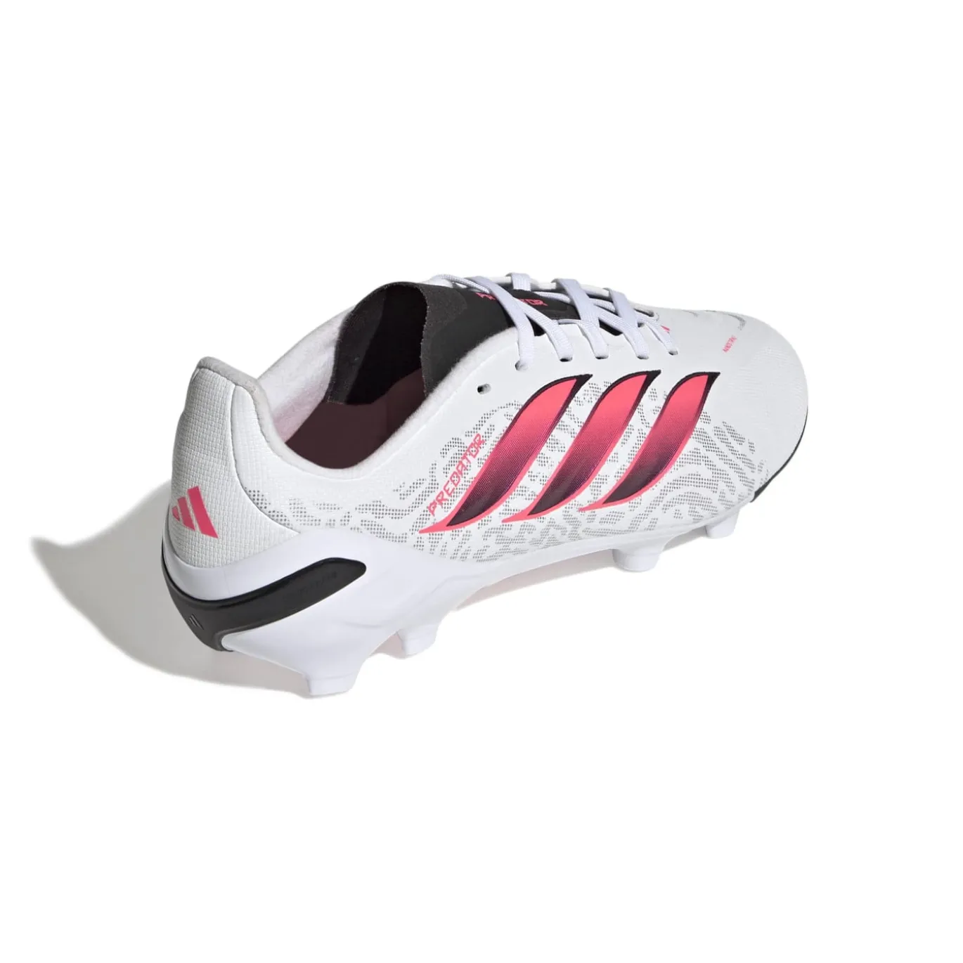 adidas Predator League Gras Voetbalschoenen (FG) Kids Wit Zwart Roze