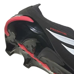 adidas Predator League Veterloze Gras Voetbalschoenen (FG) Zwart Wit Rood