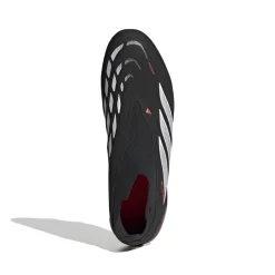 adidas Predator League Veterloze Gras Voetbalschoenen (FG) Zwart Wit Rood