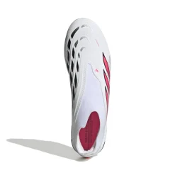 adidas Predator League Veterloze Gras Voetbalschoenen (FG) Wit Zwart Roze