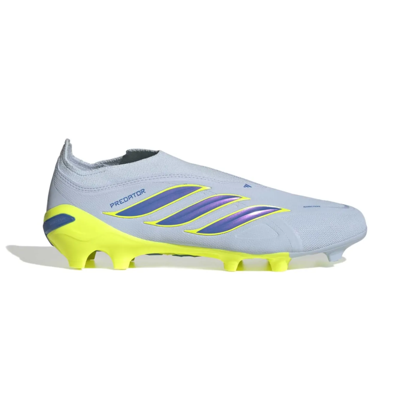 adidas Predator League Veterloze Gras Voetbalschoenen (FG) Lichtblauw Blauw Geel