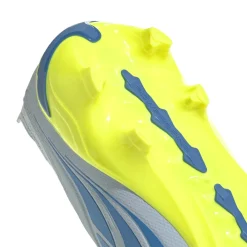 adidas Predator League Veterloze Gras Voetbalschoenen (FG) Lichtblauw Blauw Geel