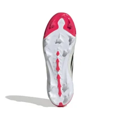 adidas Predator League Veterloze Gras Voetbalschoenen (FG) Kids Rood Wit Zwart