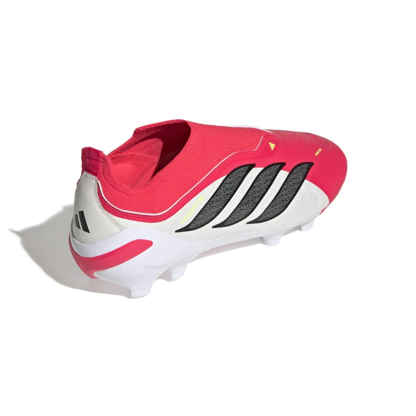 adidas Predator League Veterloze Gras Voetbalschoenen (FG) Kids Rood Wit Zwart