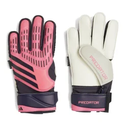 adidas Predator Match Fingersave Keepershandschoenen Kids Roze Zwart Wit