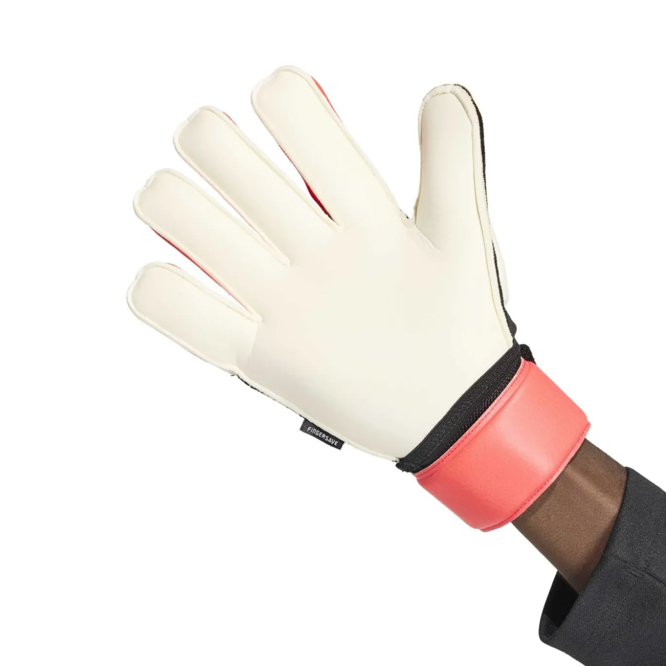 adidas Predator Match Fingersave Keepershandschoenen Zwart Wit Rood