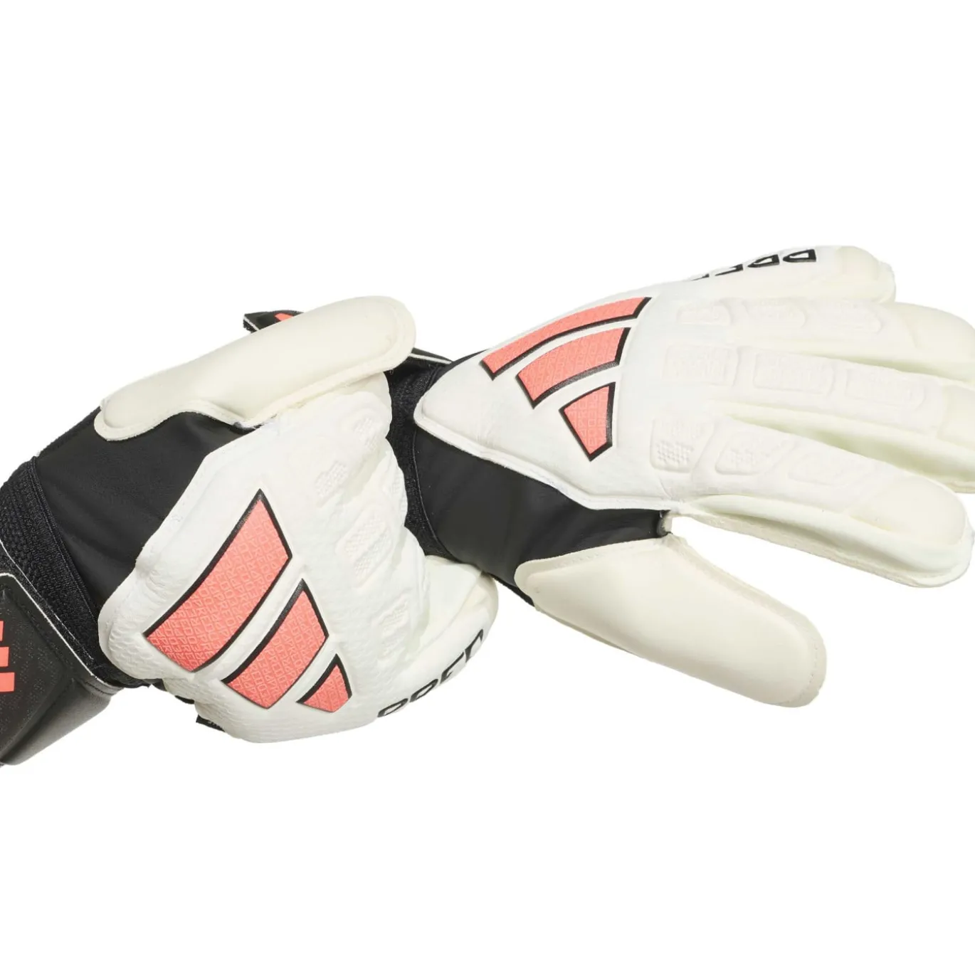 adidas Predator Match Fingersave Keepershandschoenen Kids Wit Zwart Roze