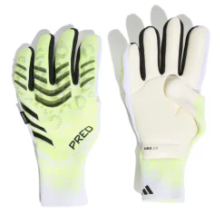 adidas Predator Pro Fingersave Keepershandschoenen Neongeel Wit Zwart