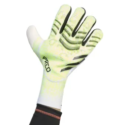 adidas Predator Pro Fingersave Keepershandschoenen Neongeel Wit Zwart