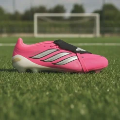 adidas Predator Pro FT Gras Voetbalschoenen (FG) Felroze Zilvergrijs Zwart Goud