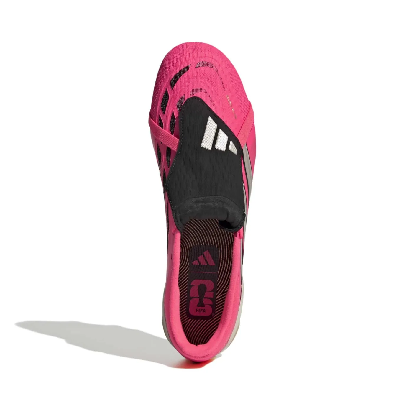 adidas Predator Pro FT Gras Voetbalschoenen (FG) Felroze Zilvergrijs Zwart Goud