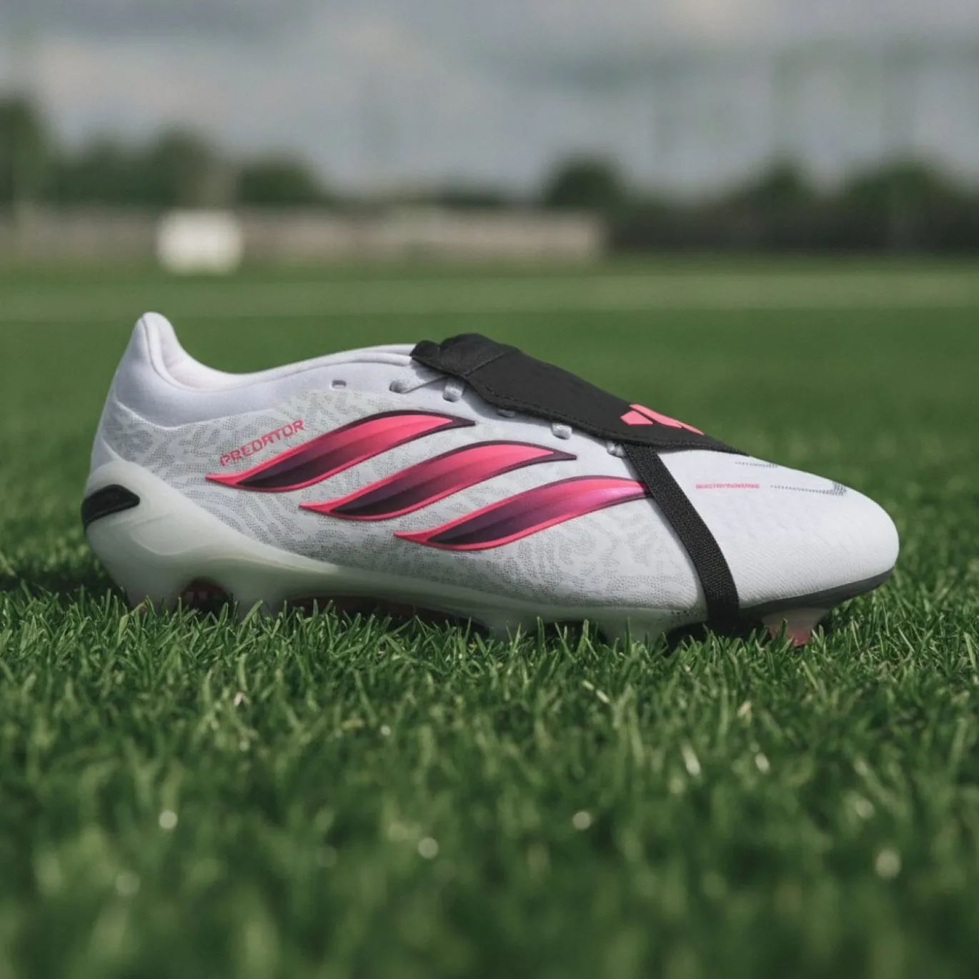 adidas Predator Pro FT Gras Voetbalschoenen (FG) Wit Zwart Roze