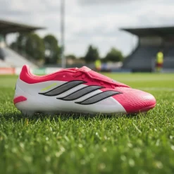 adidas Predator Pro FT Gras Voetbalschoenen (FG) Rood Wit Zwart