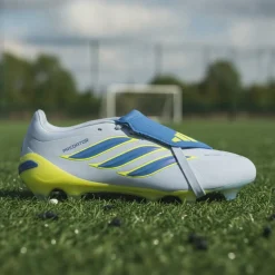 adidas Predator Pro FT Gras Voetbalschoenen (FG) Lichtblauw Blauw Geel