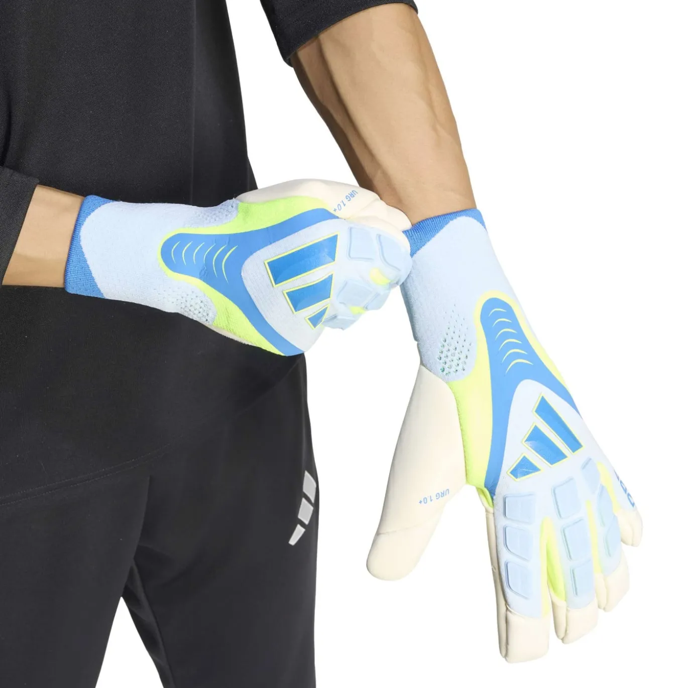adidas Predator Pro Hyp Keepershandschoenen Lichtblauw Blauw Neongeel