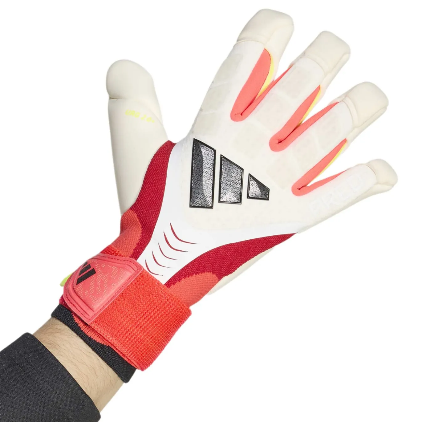 adidas Predator Pro Hys Keepershandschoenen Wit Rood Zwart