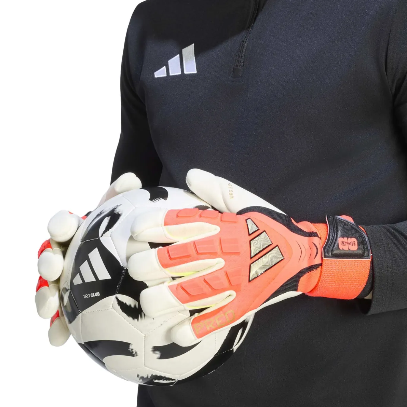 adidas Predator Pro HYS Keepershandschoenen Felroze Zilvergrijs Zwart Goud