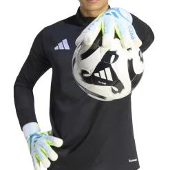 adidas Predator Pro Hys keepershandschoenen Lichtblauw Blauw Neongeel